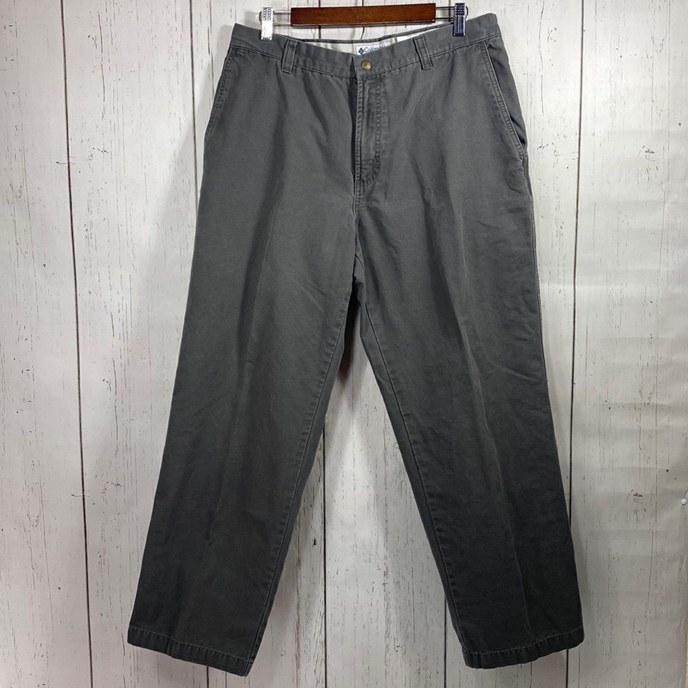 Columbia Mens Gray Cargo Sport Outdoor Pants